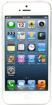 Смартфон Apple iPhone 5 32Gb White & Silver - Дербент